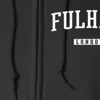 Fulham London Vintage Full Zip Hoodie