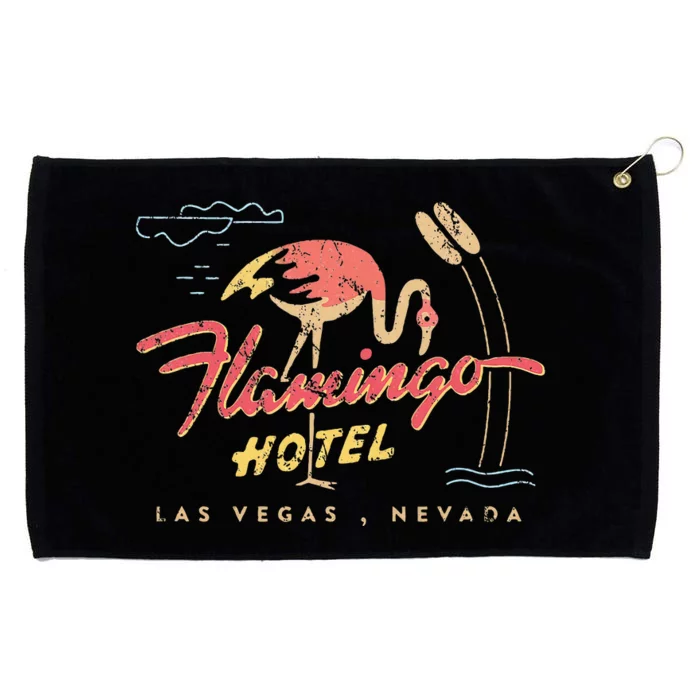 Flamingo Las Vegas Hotel Casino Retro Grommeted Golf Towel