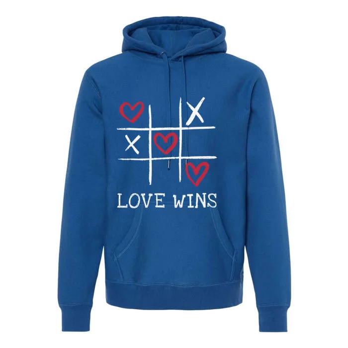 Fun Love Wins Love Always Wins Valentines Day Gift Premium Hoodie