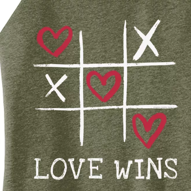 Fun Love Wins Love Always Wins Valentines Day Gift Women’s Perfect Tri Rocker Tank