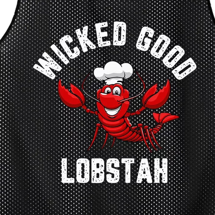 Funny Lobster Wicked Good Lobstah Maine New England Mesh Reversible Basketball Jersey Tank