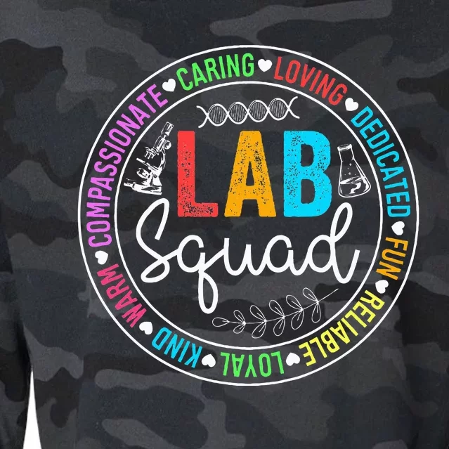 Funny Lab Week 2024 Medical Laboratory Technician Cropped Pullover Crew