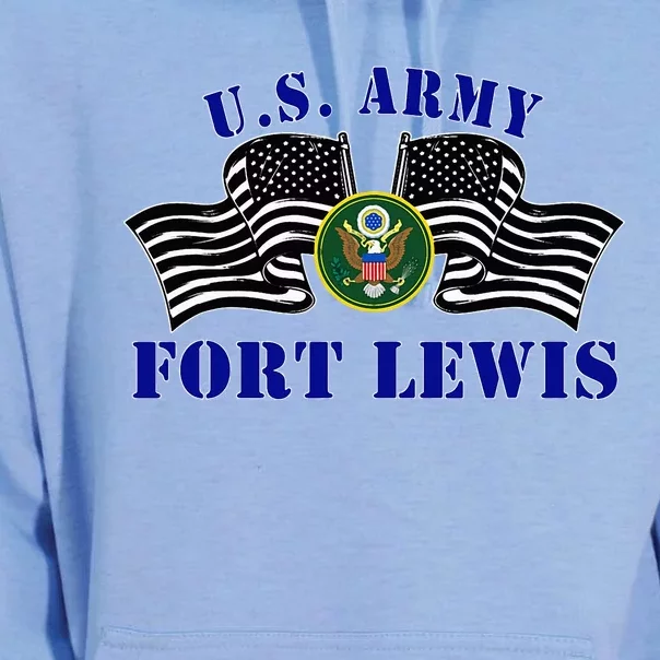 Fort Lewis Washington Ft Lewis Washington U.S A.R.M.Y Base Unisex Surf Hoodie