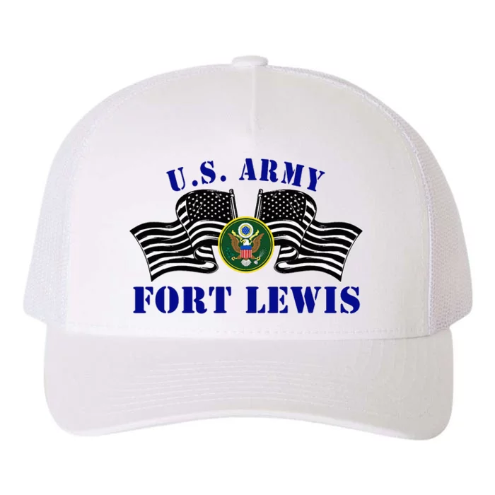 Fort Lewis Washington Ft Lewis Washington U.S A.R.M.Y Base Yupoong Adult 5-Panel Trucker Hat