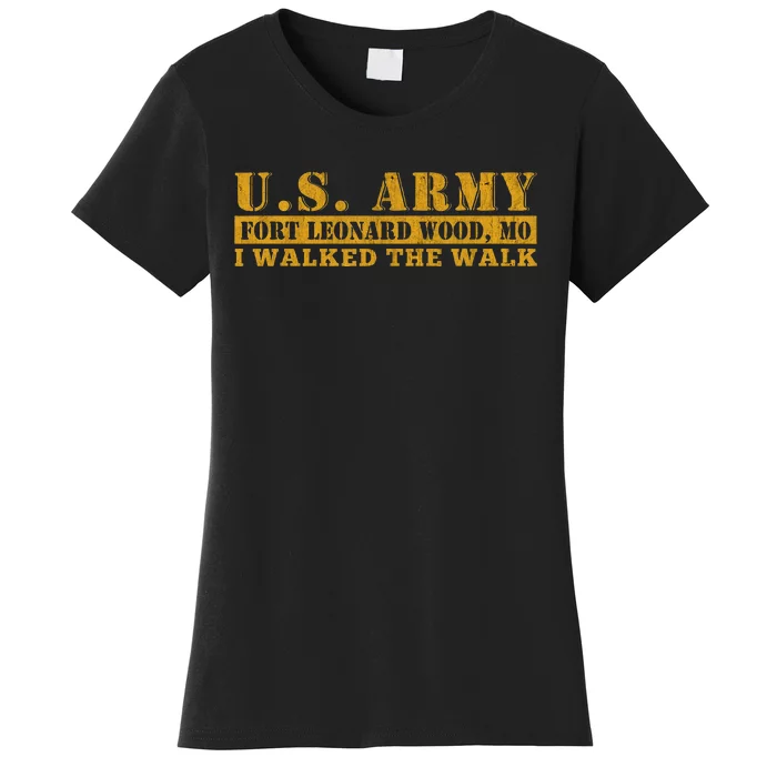 Fort Leonard Wood Missouri Basic Training Vintage Women's T-Shirt