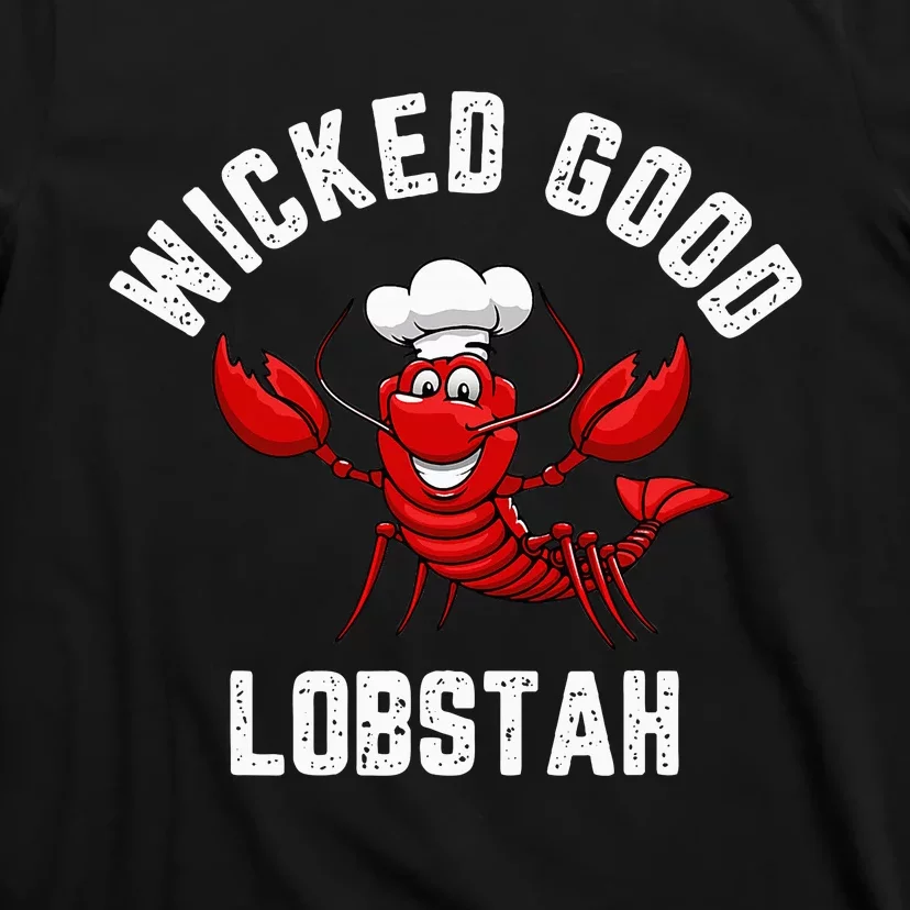 Funny Lobster Wicked Good Lobstah Maine New England T-Shirt