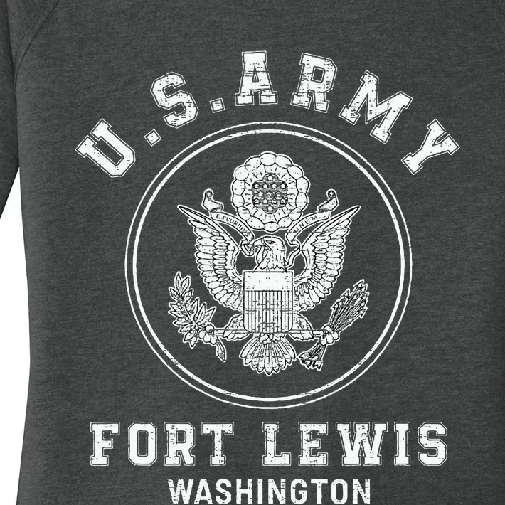 Fort Lewis Washington Army Base Women's Perfect Tri Tunic Long Sleeve Shirt