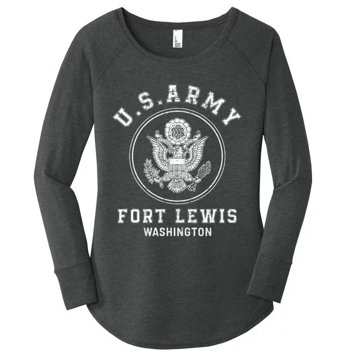 Fort Lewis Washington Army Base Women's Perfect Tri Tunic Long Sleeve Shirt