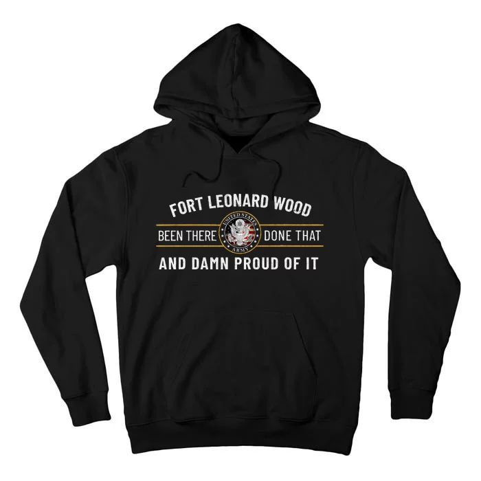 Fort Leonard Wood Missouri Basic Training Alumni Tall Hoodie