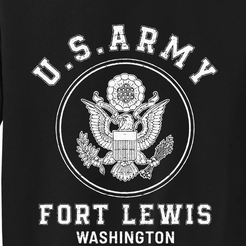 Fort Lewis Washington Army Base Tall Sweatshirt