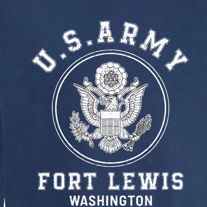 Fort Lewis Washington Army Base Garment-Dyed Sweatshirt