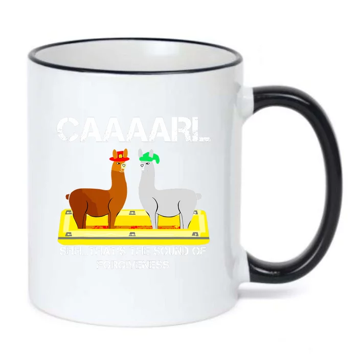 Funny Llama With Hats Lama With Hat Forgiveness Funny Carl Black Color Changing Mug