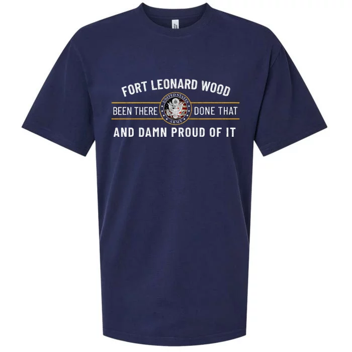 Fort Leonard Wood Missouri Basic Training Alumni Vintage Sueded Cloud Jersey T-Shirt