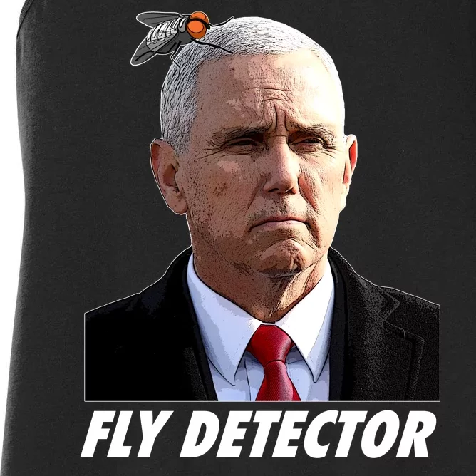 Fly Detector Mike Pence Women's Racerback Tank