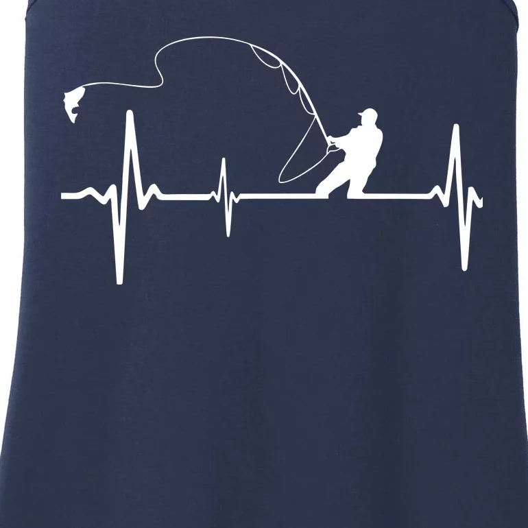 Fly Fishing Heartbeat Pulse Ladies Essential Tank