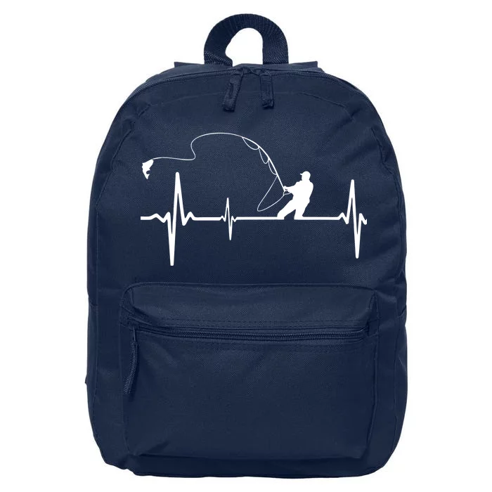 Fly Fishing Heartbeat Pulse 16 in Basic Backpack