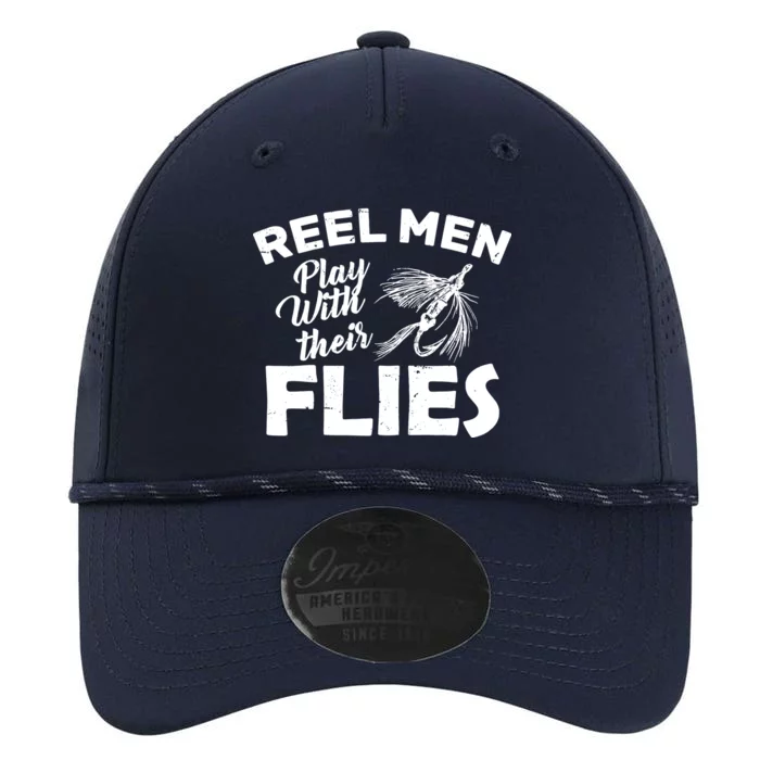 Fly Fishing Reel Men Play With Their Flies Performance The Dyno Cap