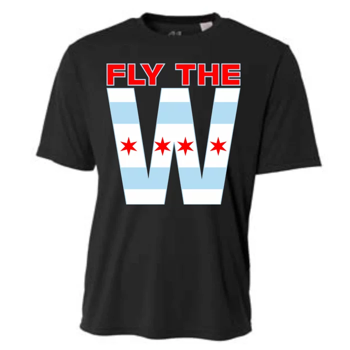 Fly The W Chicago Flag Cooling Performance Crew T-Shirt