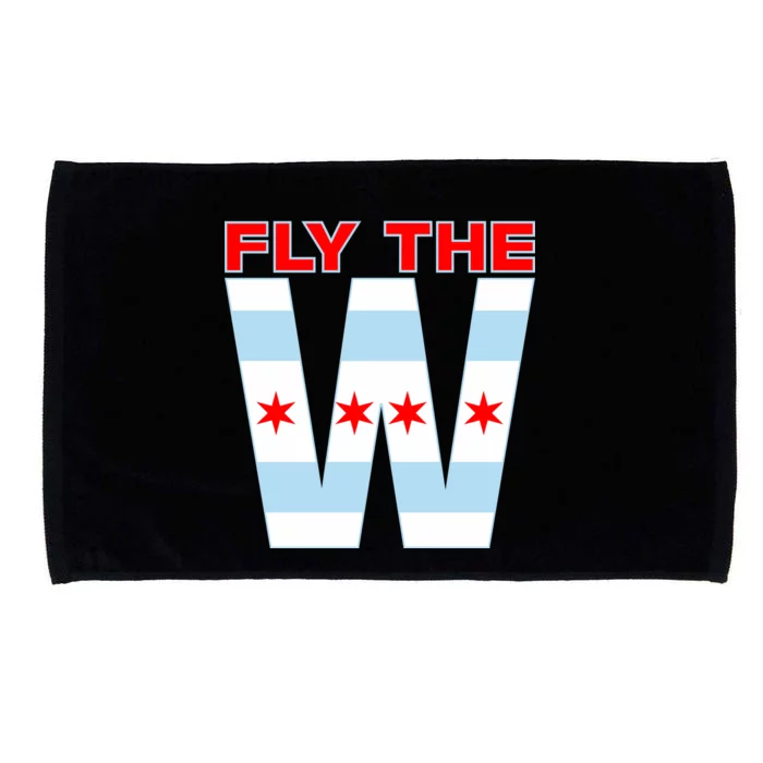 Fly The W Chicago Flag Microfiber Hand Towel