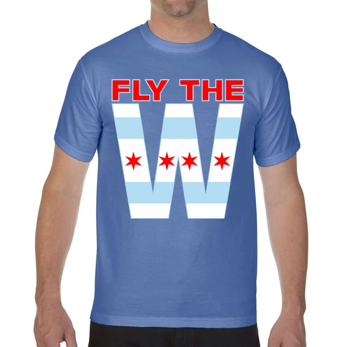 Fly The W Chicago Flag Comfort Colors T-Shirt