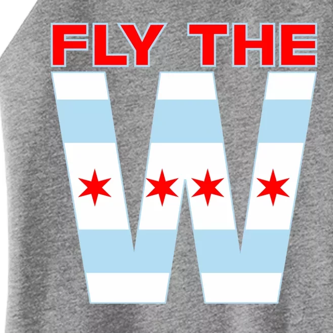 Fly The W Chicago Flag Women’s Perfect Tri Rocker Tank