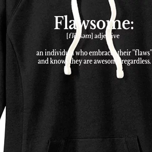 Flawsome Love Yourself Self Care Premium Women's Fleece Hoodie