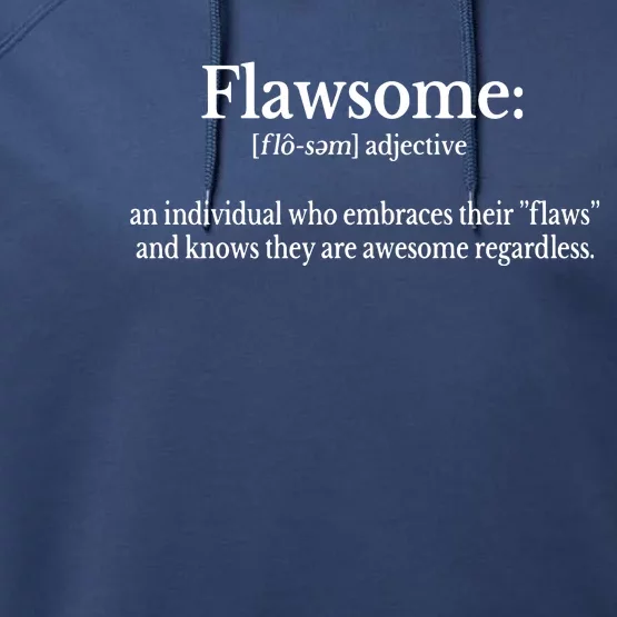 Flawsome Love Yourself Self Care Premium Performance Fleece Hoodie