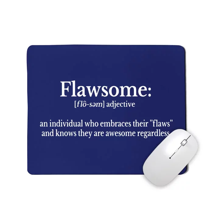 Flawsome Love Yourself Self Care Premium Mousepad