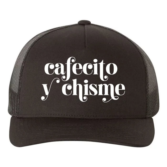 Frases LatinasCafecito Y Chisme Yupoong Adult 5-Panel Trucker Hat