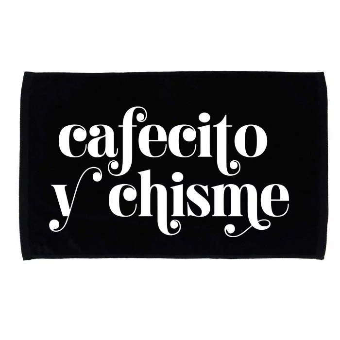 Frases LatinasCafecito Y Chisme Microfiber Hand Towel