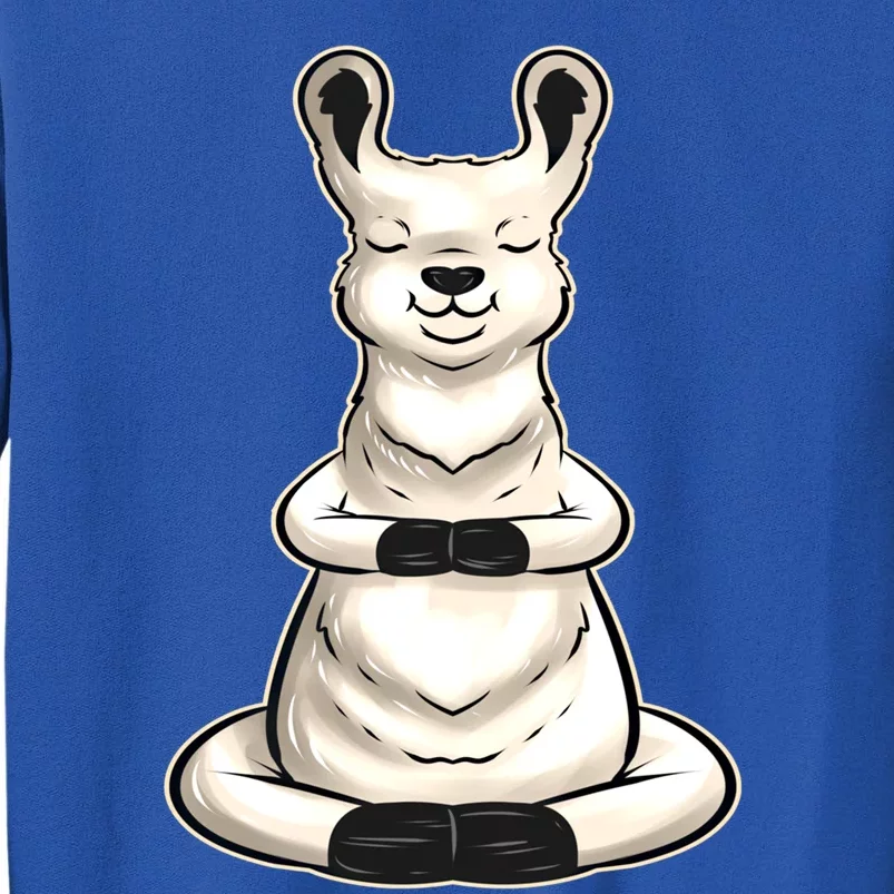 Funny Llama Yoga Namste Design Namaste And Yoga Gift Sweatshirt