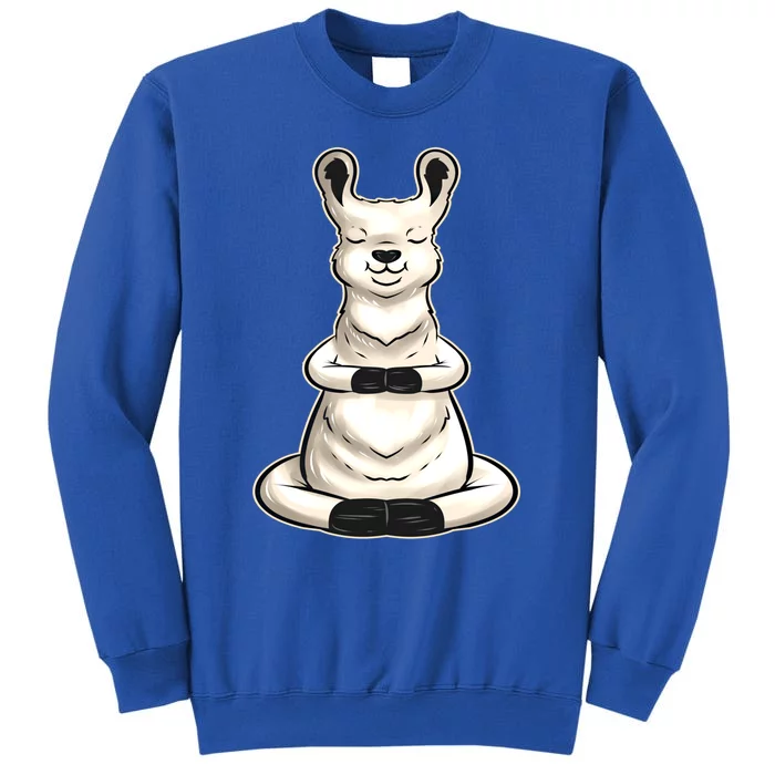 Funny Llama Yoga Namste Design Namaste And Yoga Gift Sweatshirt