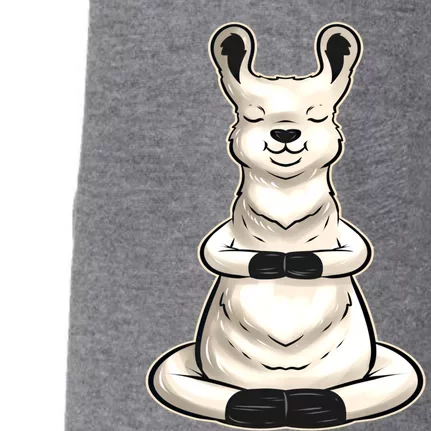 Funny Llama Yoga Namste Design Namaste And Yoga Gift Doggie 3-End Fleece Hoodie