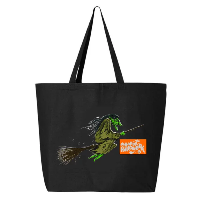 Flying Halloween Witch 25L Jumbo Tote