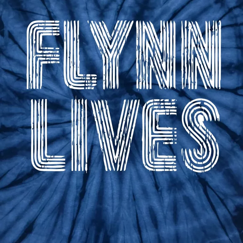 Flynn Lives Retro Logo Tie-Dye T-Shirt