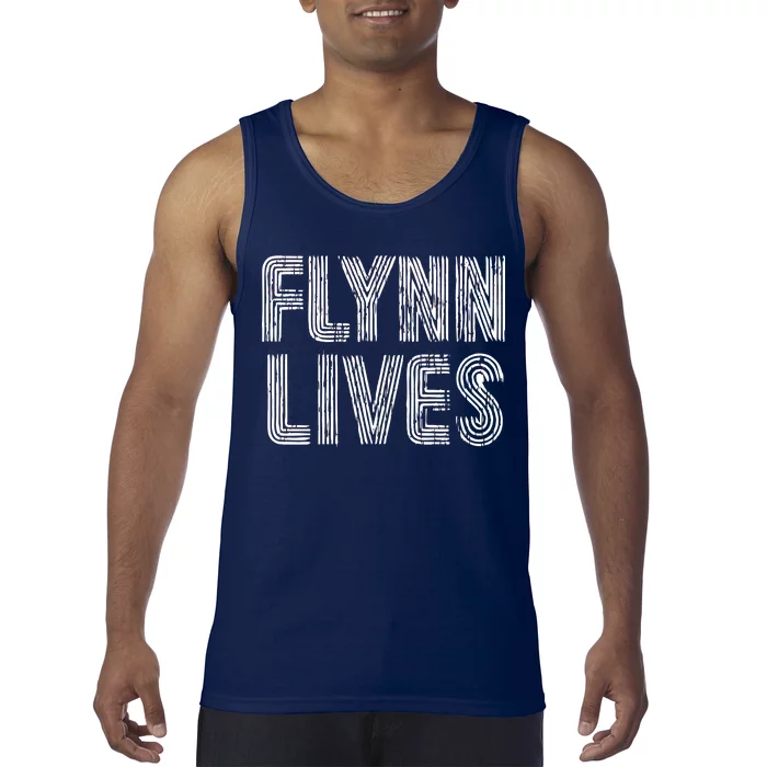 Flynn Lives Retro Logo Tank Top