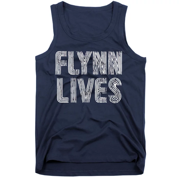 Flynn Lives Retro Logo Tank Top