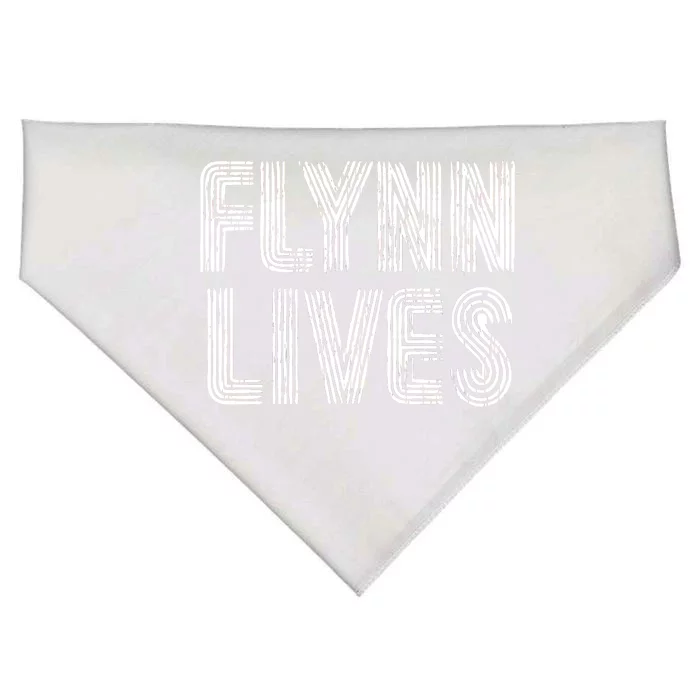 Flynn Lives Retro Logo USA-Made Doggie Bandana