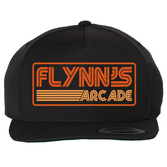 Flynn's Arcade Vintage Retro 80's Logo Wool Snapback Cap