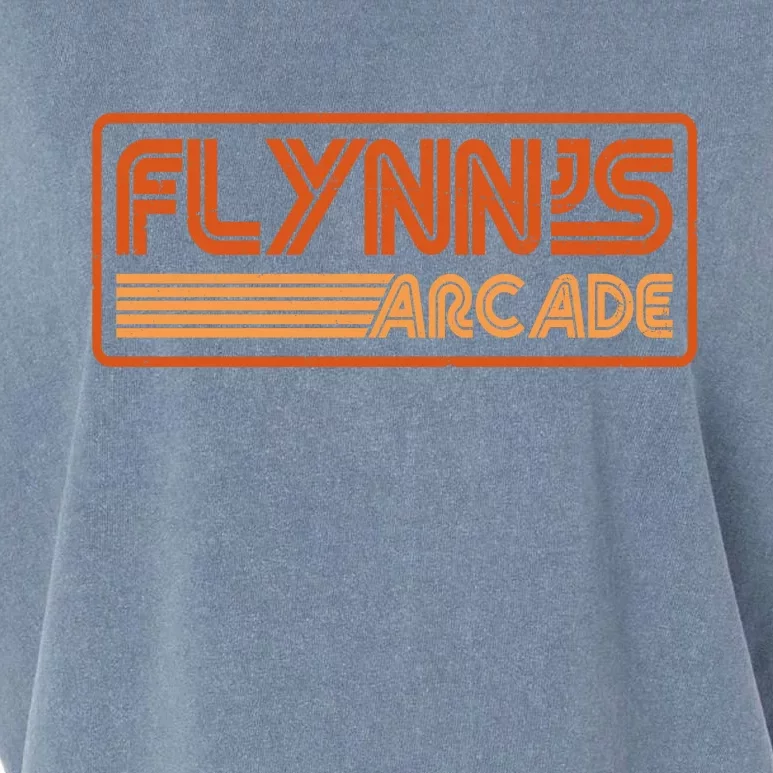 Flynn's Arcade Vintage Retro 80's Logo Garment-Dyed Women's Muscle Tee