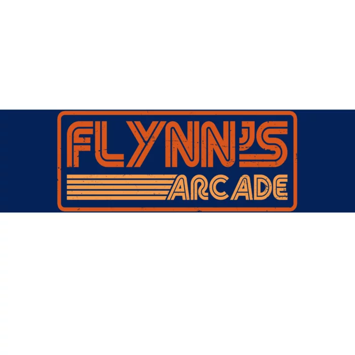 Flynn's Arcade Vintage Retro 80's Logo Bumper Sticker