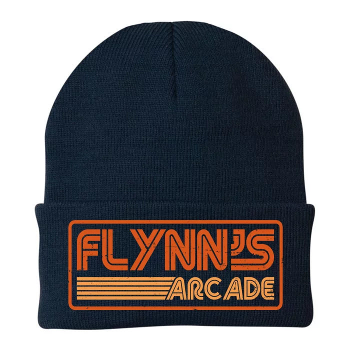 Flynn's Arcade Vintage Retro 80's Logo Knit Cap Winter Beanie