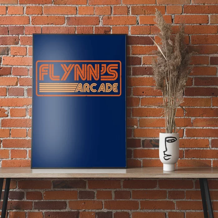 Flynn's Arcade Vintage Retro 80's Logo Poster