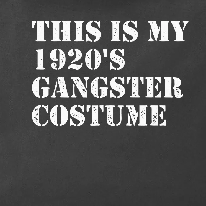 Funny My 1920s Gangster Costume Gang Mobsters Zip Tote Bag