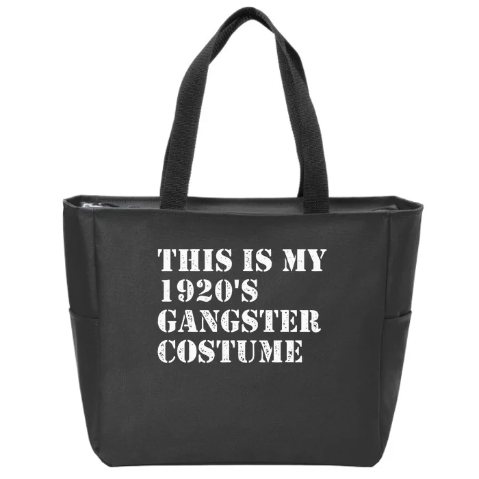 Funny My 1920s Gangster Costume Gang Mobsters Zip Tote Bag