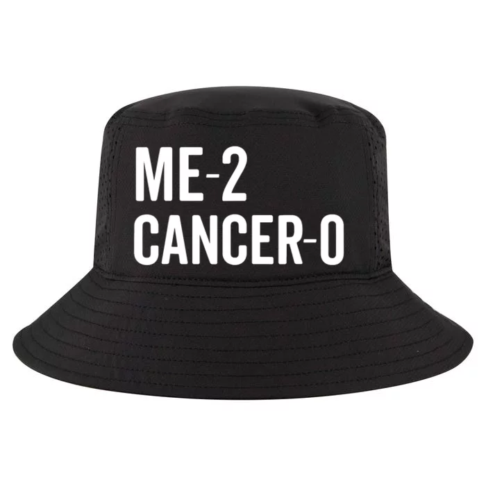 Funny Me 2 Cancer 0 I Beat Cancer Twice Brave Survivor Cute Cool Comfort Performance Bucket Hat