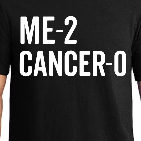 Funny Me 2 Cancer 0 I Beat Cancer Twice Brave Survivor Cute Pajama Set