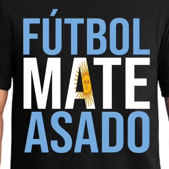 Futbol Mate Asado Argentina Pride Pajama Set