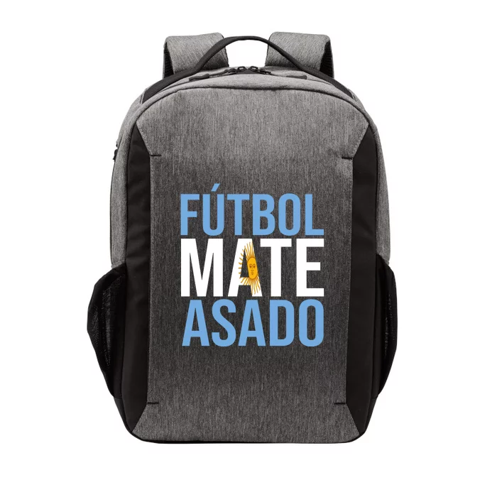 Futbol Mate Asado Argentina Pride Vector Backpack