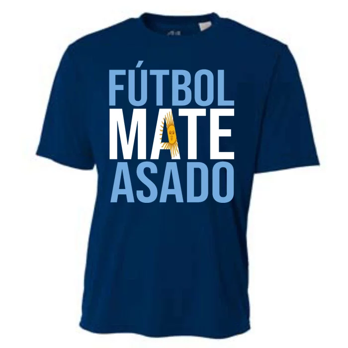 Futbol Mate Asado Argentina Pride Cooling Performance Crew T-Shirt